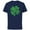 Navy, variant on Marvel Avengers Lucky Shamrock St. Patrick's Day - Short Sleeve Cotton T-Shirt for Adults - Customized-Black