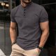 thumbnail image 1 of Ceisia Men's Gradient Printed Casual Elastic Sports Round Neck Active Top Gift, 1 of 6