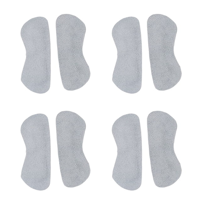 4 pares de plantillas para zapatos de tacón alto (grises)