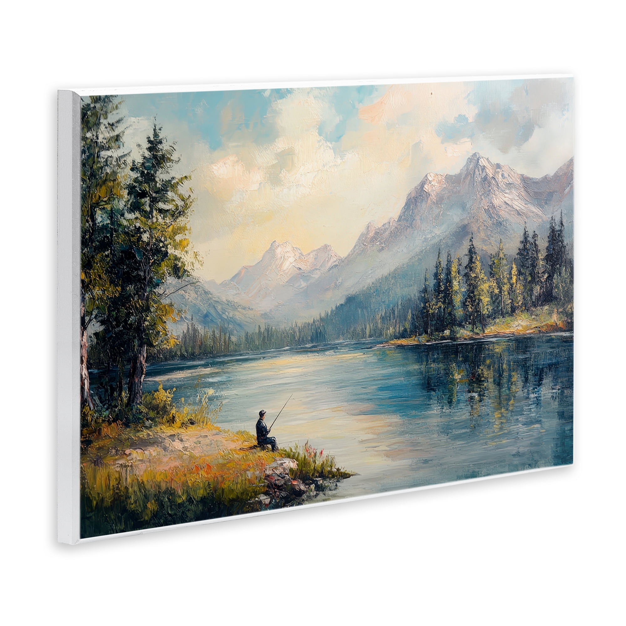 Stupell Industries Secret Fishing Spot Wall Plaque Art, design by Petal Prints Design