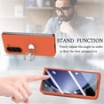 thumbnail image 3 of ELEHOLD for Samsung Galaxy Z Fold 6 Case,Skin-Friendly Full Body Protection 360 Degree Ring Kickstand Shockproof Slim Phone Case with Screen Protector for Samsung Galaxy Z Fold 6,Orange, 3 of 11