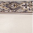 thumbnail image 4 of Landon Piped Pieced Woven Jacquard Medallion Gold Beige European Sham Sham Piped European, 4 of 4