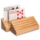 thumbnail image 1 of Yellow Mountain Imports Standard-Size Solid Beechwood Playing Card Holders/Racks - Set of 2 - Card Organizers Yellow Mountain Imports 467202091968, 1 of 2