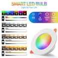 thumbnail image 3 of CNKOO Night Lamp Wide Application Multiple Lighting Modes Convenient Bluetooth-compatible Smart LED Downlight Decoration, 3 of 4