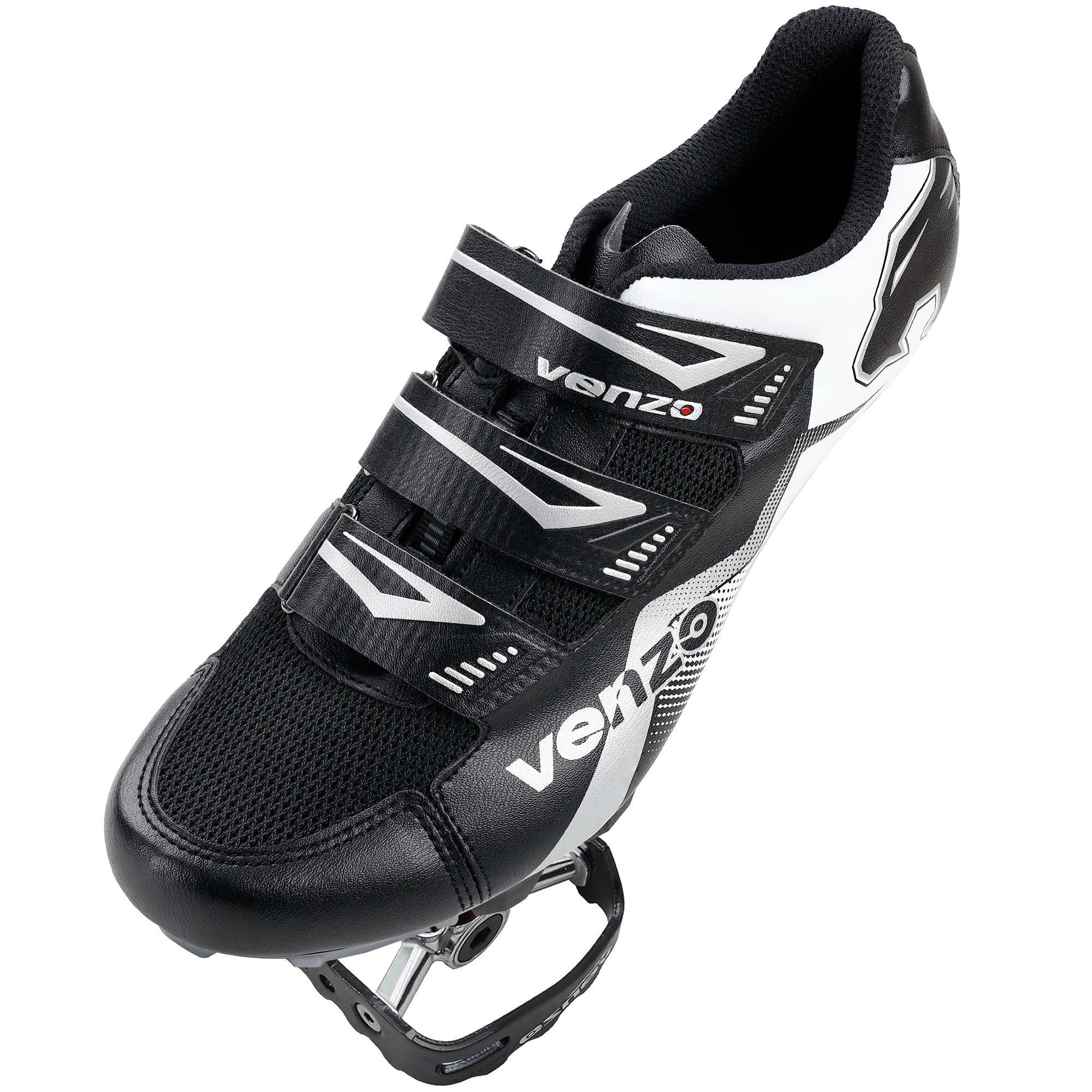 Venzo Mountain Bike Bicycle Cycling Shimano SPD Shoes Multi-Use Pedals 45 