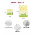 thumbnail image 7 of Happy Easter Kitchen Dish Towels for Drying Dishes Set of 4, Rabbits Eggs Spring Daisy Floral Grass Yellow Waffle Weave Microfiber Hand Tea Bathroom Towels Quick Dry & Absorbent Towel 15.7x23.6, 7 of 7