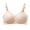 Khaki, variant on Taqqpue Pregnant Women's Breastfeeding Bra Solid Color Cotton Pre Opening Button Breast Feeding Bra Maternity Sleep Bras