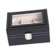 thumbnail image 3 of Estuche de viaje para guardar relojes, con 3 ranuras y almohada, compacto, de piel sintética, para guardar pulseras y relojes de pulsera de mujer., 3 of 9