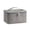 A002- Gray, variant on Black Makeup Organizer | Small Cosmetic Organizer | Toiletry Organizer for Travel and Bathroom Use | Travel Bag Organizer Oxford Cloth