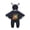 L-Pumpkin Party, variant on Emy Dola Unisex Baby Halloween Bat Wings Romper with Hat Set 3-24M Newborn Infant Cotton Skeleton Spider Graphic Jumpsuit Outfits-1pcs