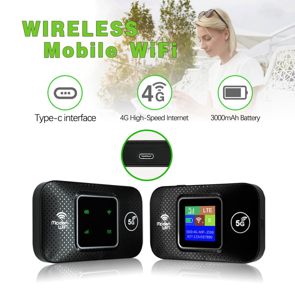 WiFi6 4G Car Router Extended Battery Automatic Networking Optimization