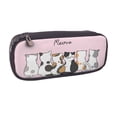 thumbnail image 2 of Lsque Cute Cats Printed Big Capacity PU Leather Pencil Case Large Pencil Pouch Stationery Pen Bag Pencil Holder for Teen, 2 of 6