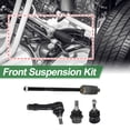 thumbnail image 3 of Kit de suspensión delantera de 8 piezas, extremos de barra de dirección interior y exterior, juntas de bola superiores e inferiores para Ford Explorer 2002-2003, 3 of 6