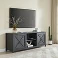 thumbnail image 4 of Evelyn&Zoe Granger Rectangular TV Stand for TV's up to 75", Charcoal Gray, 4 of 12