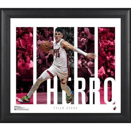 Tyler Herro Miami Heat Framed 15" x 17" Player Panel Collage