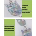 thumbnail image 3 of Espantapájaros Repelente de Palomas TUNC Forma de Cabeza de Gato Luminoso Reflectante con Campana Antipájaros para Huerto Granja Jardín 2 Juegos, 3 of 5