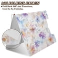thumbnail image 2 of FORMRS A4 Clipboard Folder with Pen Holder Horizontal Foldable School Office Binder, Purple Flower Pattern, 2 of 9