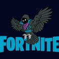 thumbnail image 2 of Men's Fortnite Raven Logo Graphic Tee Navy Blue Medium, 2 of 5