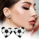 thumbnail image 1 of Fiudx Pendientes Deportivos de Béisbol, Fútbol, Voleibol y Baloncesto. Pendientes de Madera. Accesorios Deportivos de Moda., 1 of 5