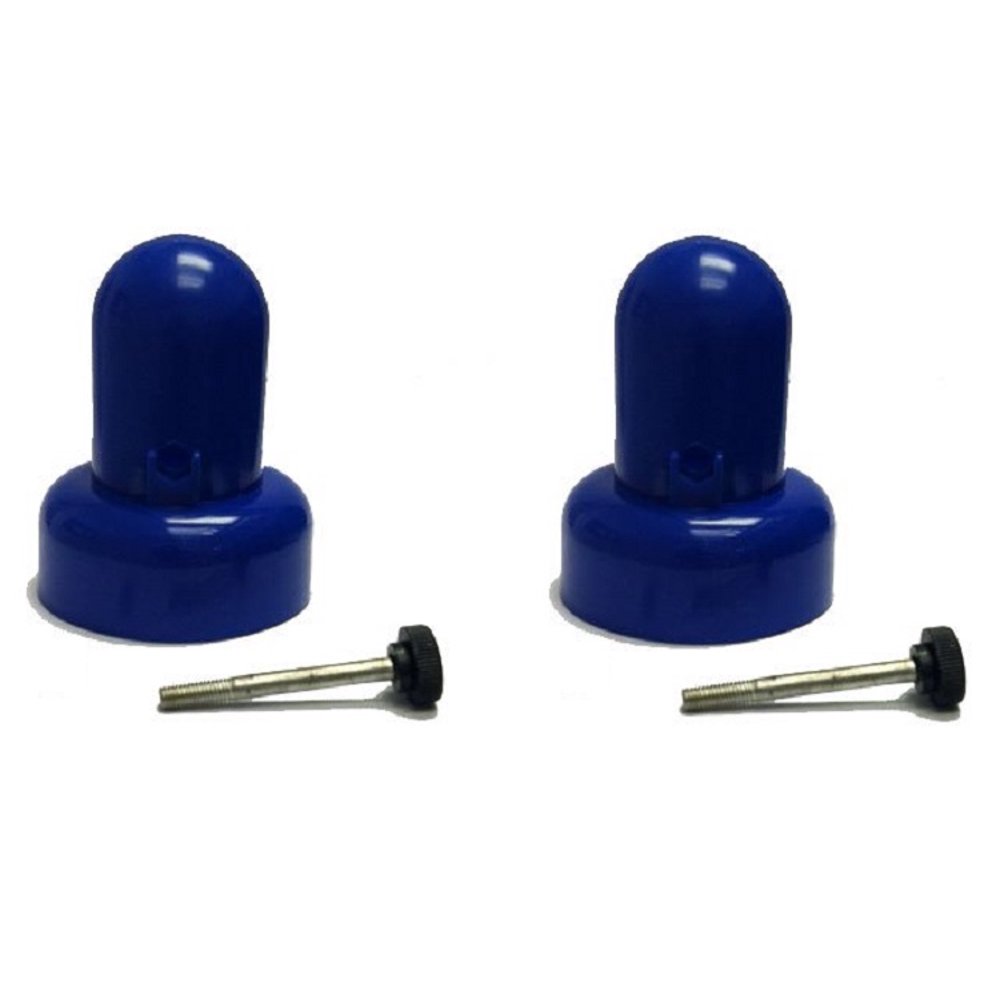 Skywalker Trampoline Enclosure BLUE Pole Caps, 2Pack