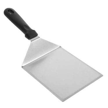 MODANU Stainless Steel Grill Spatula Heavy-Duty Metal Spatula with Cutting Edges, 5.1" Wide Kitchen Griddle Accessories, Smashed Burger Turner Scraper for BBQ Grill and Flat Top Griddle