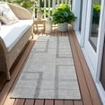 thumbnail image 6 of Addison Rugs Chantille Indoor/Outdoor Transitional Geometric Gray Washable Runner Rug, 2'3" x 7'6", 6 of 6