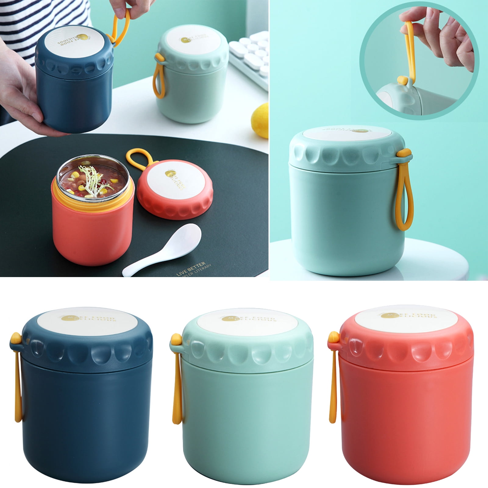 Walbest Food Thermos for Kids Students 14 oz Insulated Lunch Container