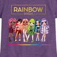 thumbnail image 3 of Rainbow High - Toy Doll Lineup - Toddler And Youth Girls Short Sleeve Graphic T-Shirt, 3 of 5