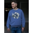thumbnail image 2 of The Tribe - Vintage Emoji Crew Unity Graphic Men's Sweatshirt, 2 of 4