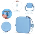 thumbnail image 3 of Funda para reproductor de CD portátil ANKHOH, soporte de almacenamiento azul de 18 x 18 x 6 cm, 3 of 8