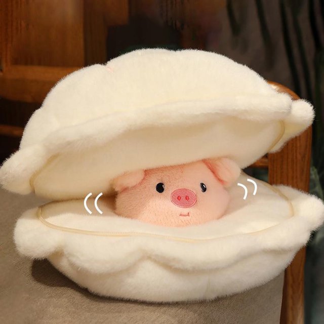 Black of Friday Deals kkbbma Toys under $5 Lindas almohadas de animales de peluche de cerdo perlas Originalidad Pearl Zipper Almohada de almohada Muñeco de muñeca Linda alojamiento de almohada para