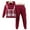 Red, variant on Esaierr 2-7T Girls Boys Spring Fall Sweatshirt 2PCS Outfit Toddler Hooded Long Sleeve Hooded Plaid Fake Two-Piece Trousers Leisure Sets Pants for Baby Kids