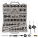 thumbnail image 4 of JUEGO DE MATRICES PARA MACHOS, Estructura de Acero de Alta Velocidad, Herramientas de Hardware de 45 Piezas Con Caja de Almacenamiento, Para Corte de Hierro Fundido, Acero,, 4 of 7