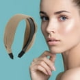 thumbnail image 2 of Unique Bargains 1 Pc Large Wide-side Headband 6.5"x4.33" Khaki, 2 of 6