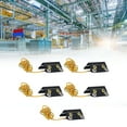 thumbnail image 1 of FAGINEY Hand Tool,5Pcs Wrist Strap Ground Socket Connector ESD Grounding System L Shaped Non Static,Wrist Strap Ground Socket, 1 of 8
