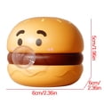 thumbnail image 2 of Burger Bubble Blowing Night Light, USB Rechargeable Desk Lamp with Warm Light, Cute Novelty Room Decor, Interactive Bubble Toy for Relaxation, 2 of 7