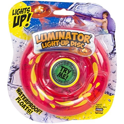 Prime Time Toys Luminator Light-up Splash Disc Flying Toy