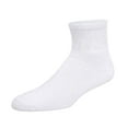 thumbnail image 4 of 6 Pairs of Premium Women’s White Soft Breathable Cotton Ankle Socks, Non-Binding & Comfort Diabetic Socks (Fits Shoe Size 6-10), 4 of 4