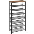thumbnail image 1 of Shoe Rack HOOBRO Organizador de almacenamiento de zapatos de 8 niveles para 24 a 26 pares, 1 of 9