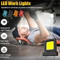 thumbnail image 4 of High Brightness Floodlight,for All Power Tool Batteries,Cordless Flood Light,Universal LED Work Lights,Multiple Flood Light for Workshop Garage,Fishing Camping, 4 of 13