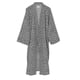 thumbnail image 1 of Men's Yukata Dark Wavy Kimono Robes Khan Robe Muted Clothes Pajamas Size L, 1 of 5