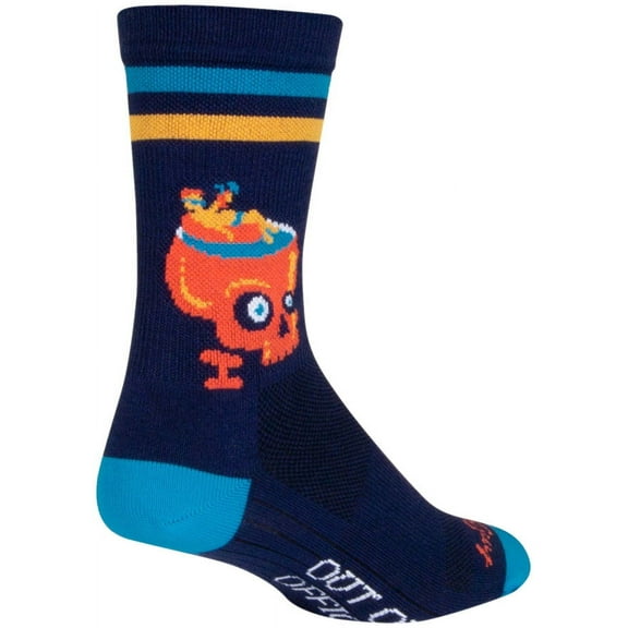SockGuy Out of Office Crew Sock - 6", Small/Medium