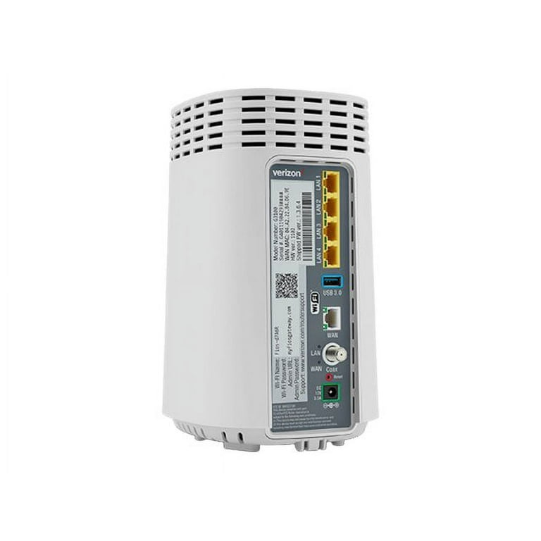 Verizon FiOS G3100 - Wireless router - 4-port switch - GigE, 802.11ax, MoCA  2.5 - WAN ports: 2 - 802.11a/b/g/n/ac/ax - Tri-Band