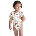 thumbnail image 3 of Daiia Happy Easter1 Printed Unisex-Baby Short Sleeve Onesies Bodysuits Baby Climbing Clothes Soft and Comfortable Romper with Expandable Shoulder Design-12 Months, 3 of 8