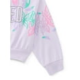 thumbnail image 3 of Wicked Girls Graphic Fleece Crew Pullover, Sizes 4-16, 3 of 3