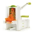 thumbnail image 4 of Starfrit Foldable Spiralizer, 3 Interchangeable Blades, Compact Design, Suction Base, Safe Storage Tray, Makes Veggie Noodles and Spiral Slices, Easy to Store, Ideal for Healthy Meals, 4 of 7