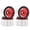 Red, variant on Xirurus Aluminum Alloy Beadlock Wheel Rims Hub 4pcs 2.56x1.42 inches (65x36mm) Golden Upgrade Replacement Parts for 1/8 1/10 Trax4 Trax6 Axial Scx10 Rr10 Wraith Yeti RC Crawler Car