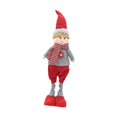 thumbnail image 4 of Figura de muñeca navideña, linda figura navideña decorativa para el festival de invierno Chico, 4 of 9