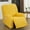 Yellow, variant on ATJIA Recliner Chair Cover Waterproof Stretch Reclining Sofa Covers with Pockets 4-Piece Washable Recliner Slipcovers
