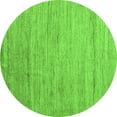 thumbnail image 1 of Ahgly Company Indoor Round Abstract Green Modern Area Rugs, 6' Round, 1 of 4